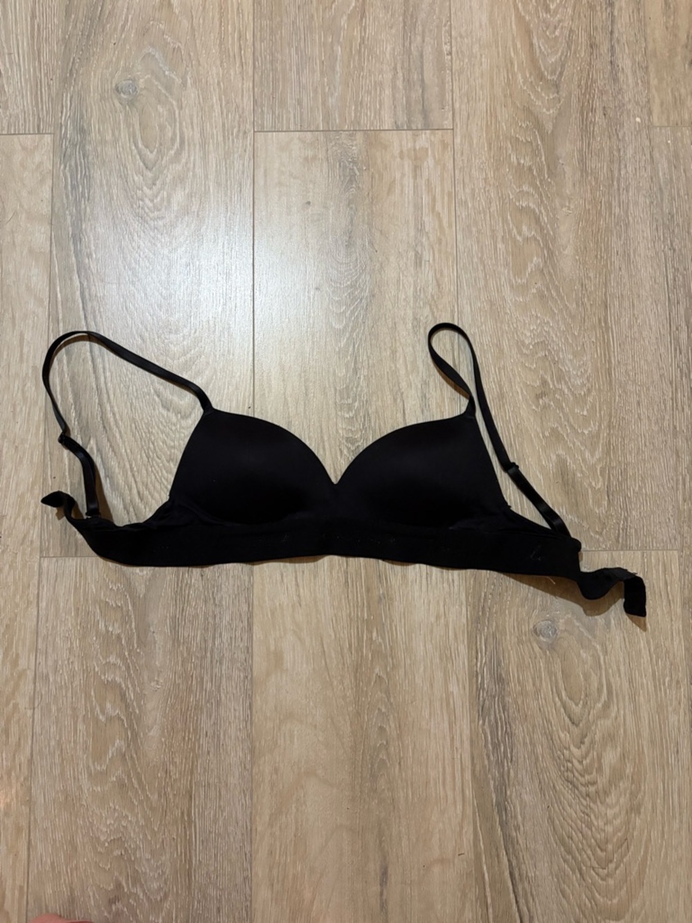 PINK Victoria's Secret Black Smooth T-Shirt Bra